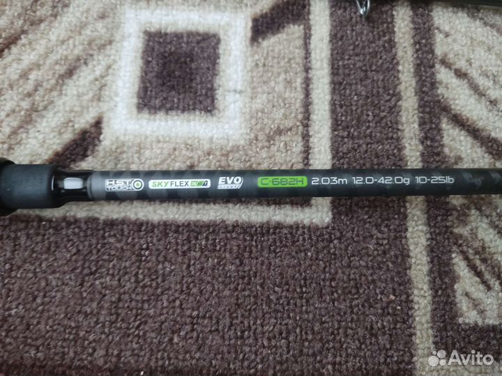 Спиннинг кастинг zemex rexar 682H 2.03 м 12-42 g