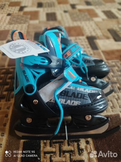Коньки Новые детские раздвижные р. 26-29