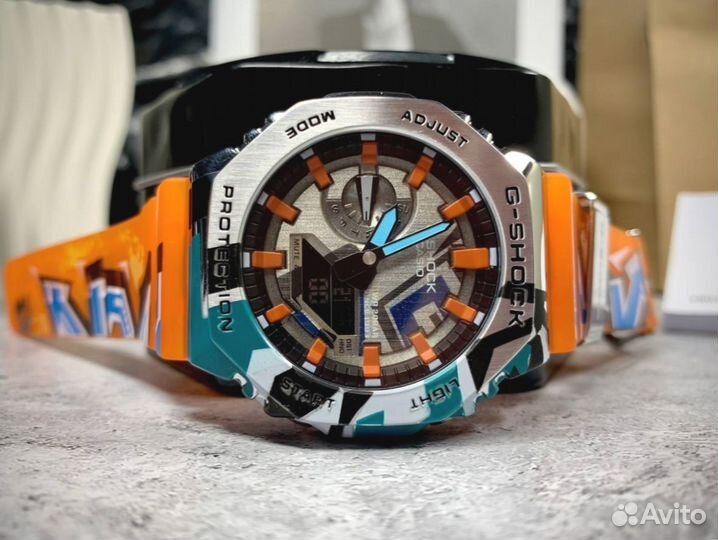 Часы G-Shock 2100 оранжевые