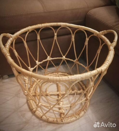 Корзина плетёная для хранения, как IKEA