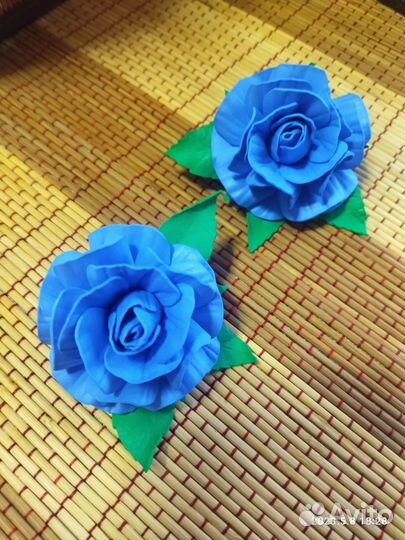 Резиночки для волос из фоамирана ручная работа