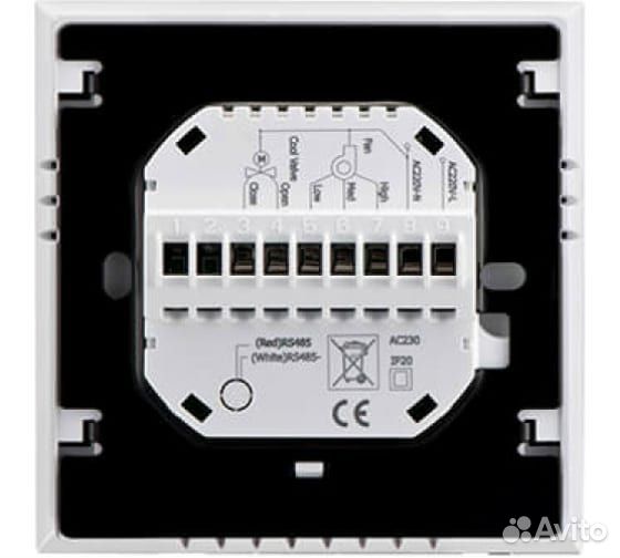 Термостат Techno сенсорный кт-200 черный