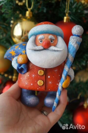 Дед Мороз интерьерная игрушка