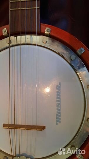 Банджо Musima GDR 6 струн Pro с чехлом Сост Отл