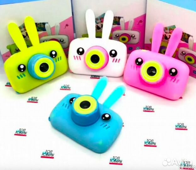 Фотоаппарат детский цифровой ZooKids Голубой зайка