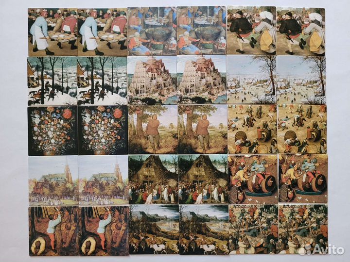 Игра сувенир найди пары искусство картины