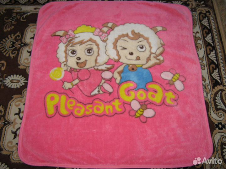 Плед на кровать от 0 до 5ти лет для девочки