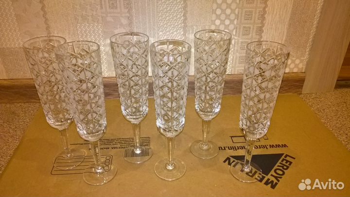 Хрустальные фужеры