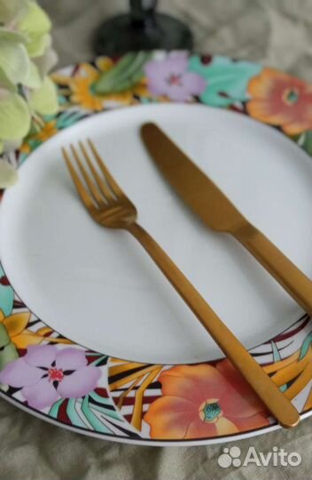 Набор из 6-ти обеденных тарелок Kopin Индонезия