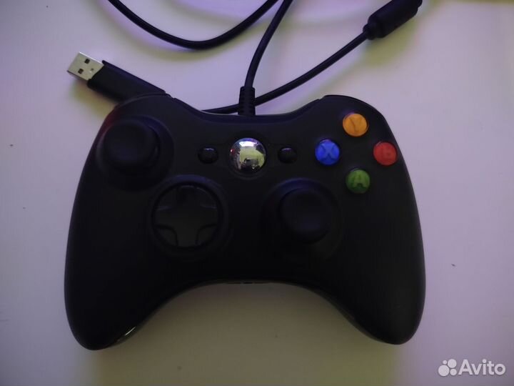 Геймпад xbox 360 проводной