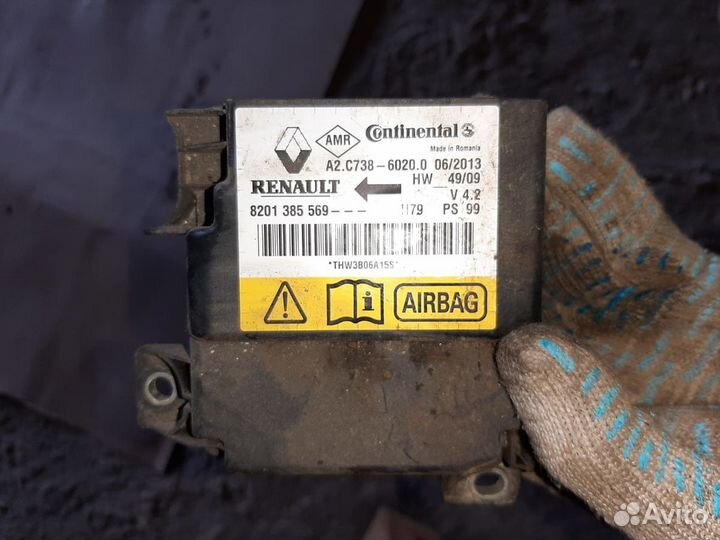 Блок управления SRS Airbag Renault Duster