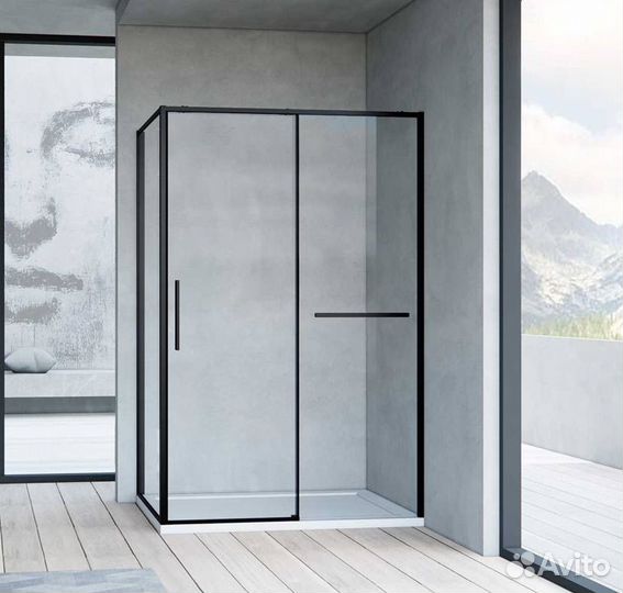 Душевой уголок Slim Soft VSR-1SS8014CLB, 1400*800