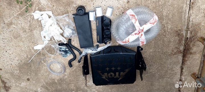 Вынос радиатора со шноркелем на рм 800