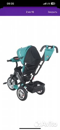 Детский трехколесный велосипед capella со звуком