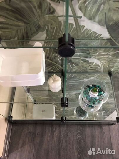 Стеклянная витрина сборная