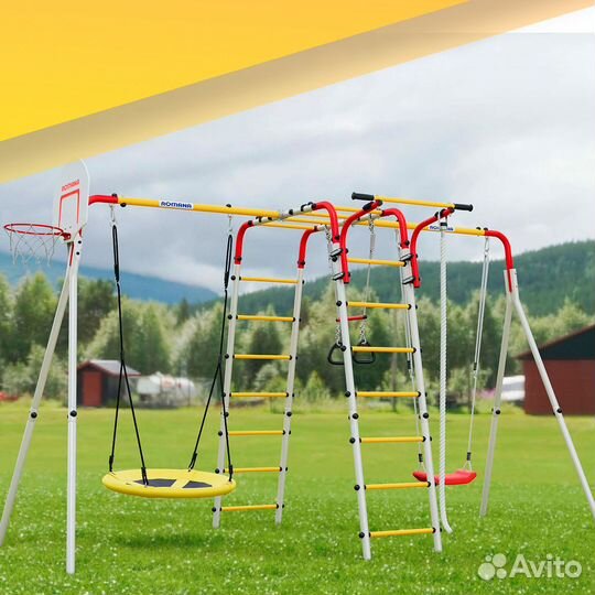 Детский спортивный комплекс Веселая лужайка PRO №5