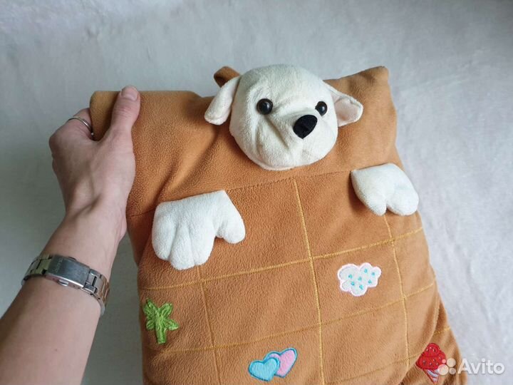 Декоративная подушка Собачка 35 см в детскую