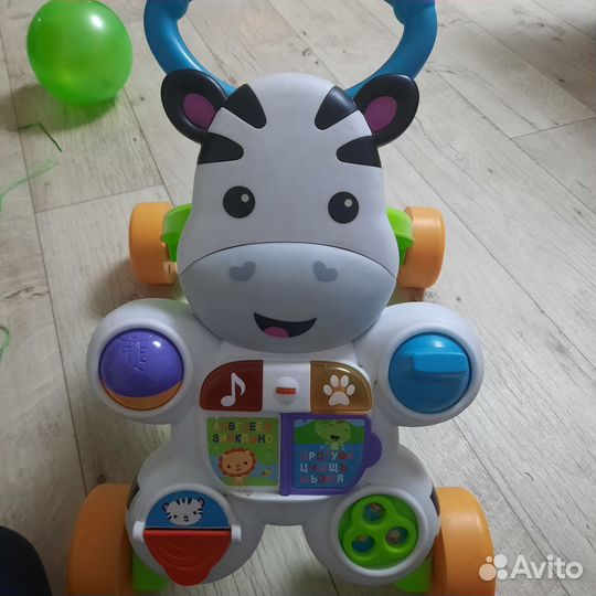 Игрушка ходунки зебра fisher-price