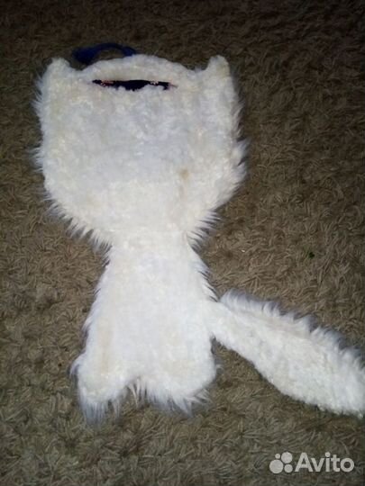 Котик мягкая игрушка плоская СССР