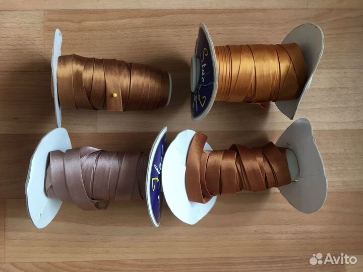 Косая бейка атласная, кант