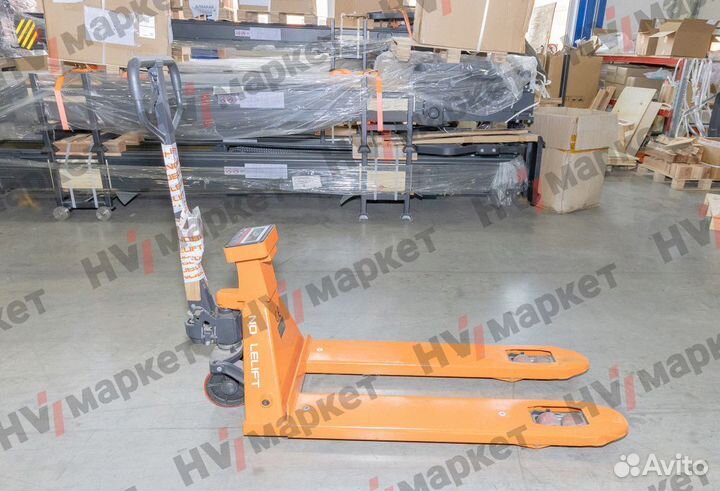 Гидравлическая тележка (рохля) HPT20S с весами