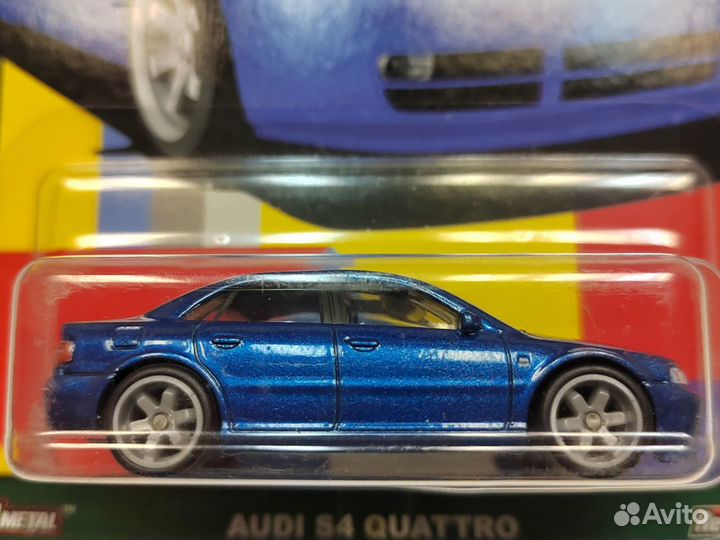 Hot Wheels Audi S4 Quattro Premium синяя