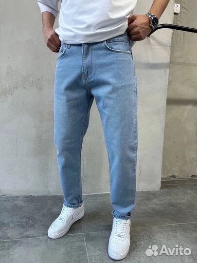 Джинсы мужские бананы