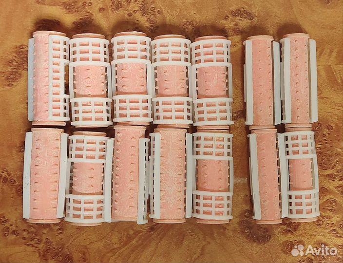 Термобигуди с зажимами двух размеров