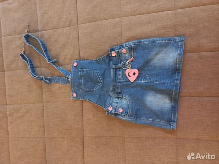 Пакет одежды на девочку 128 134 размер