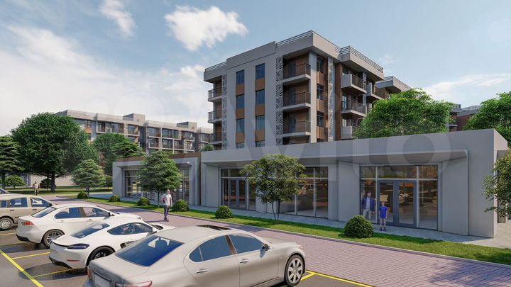 2-к. квартира, 73,2 м², 1/5 эт.