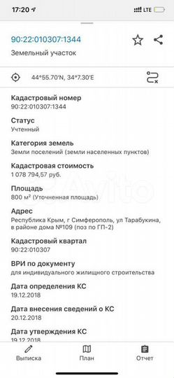Участок 8 сот. (ИЖС)