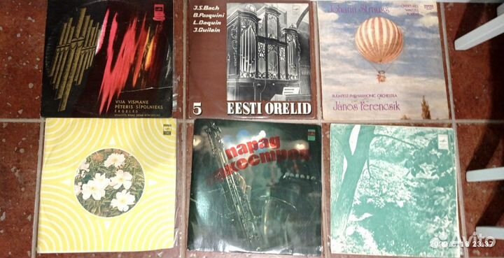 Пластинки балет, оперетты, мюзикл, органная муз