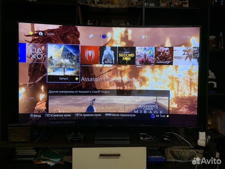 Sony playstation 4 slim 1tb с играми