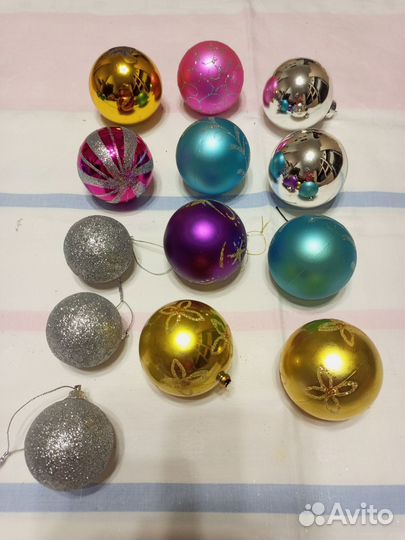 Елочные игрушки. СССР. Пластик