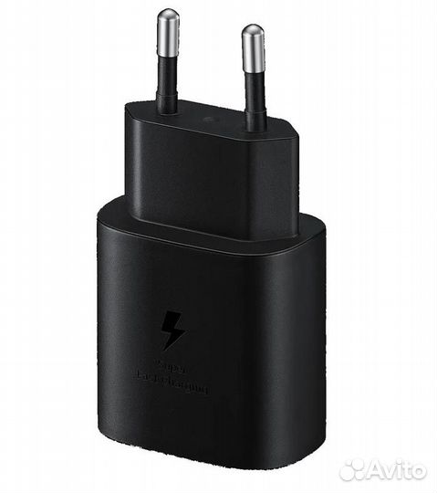 Сетевое зарядное устройство VLP 25W USB-C, черный