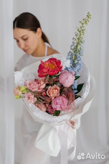Пионы цветы букеты