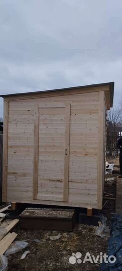 Хозблок дровник