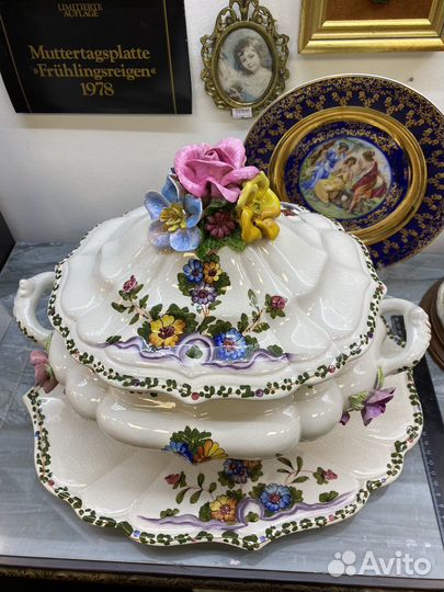 Антикварная ваза фарфор