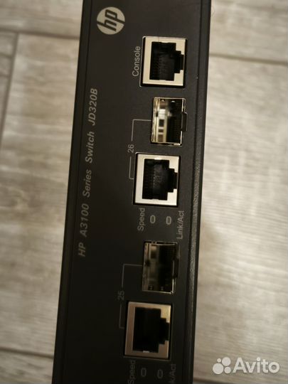 Hp a3100 series switch jd3208