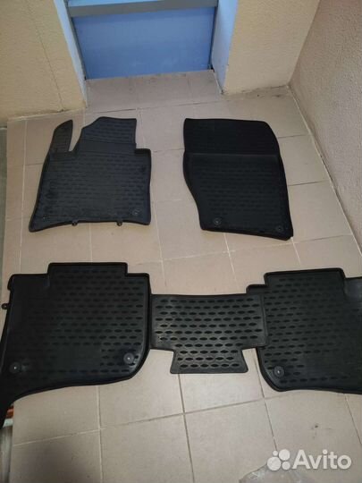 Коврики полиуретан Туарег II(2010-2015) Novline 3D