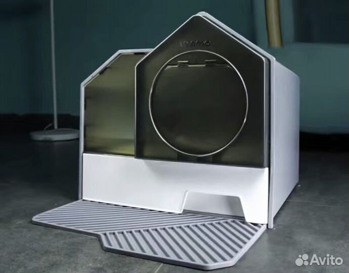 Закрытый лоток туалет домик для кошек большой