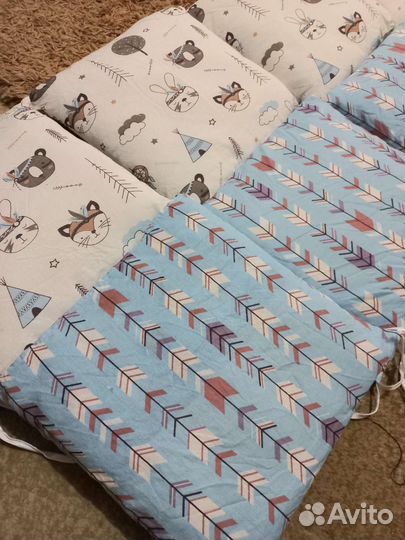 Бортики в детскую кроватку