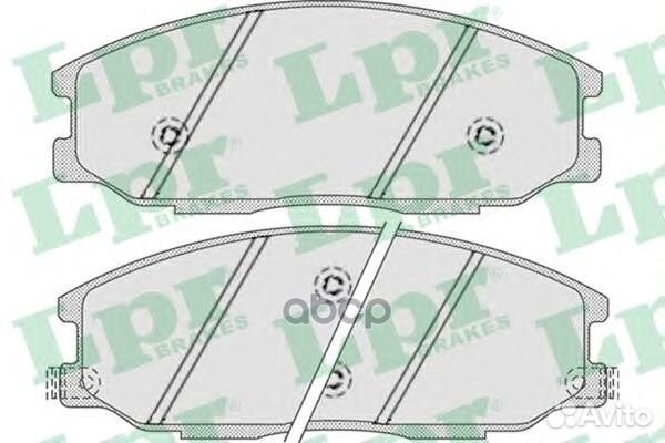 Колодки тормозные hyundai H-1/santa FE/trajet/S