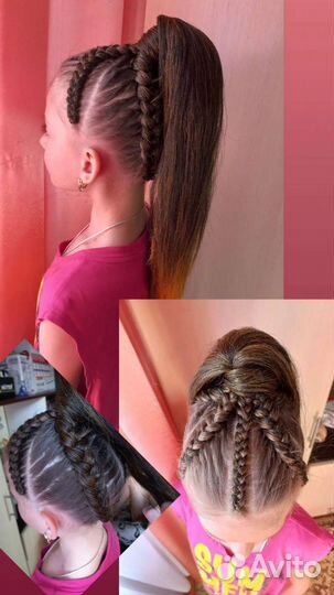 Афрохвост, косы боксеры, афронаращивание