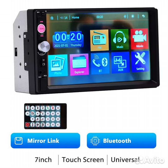 Новая магнитола с блютузом