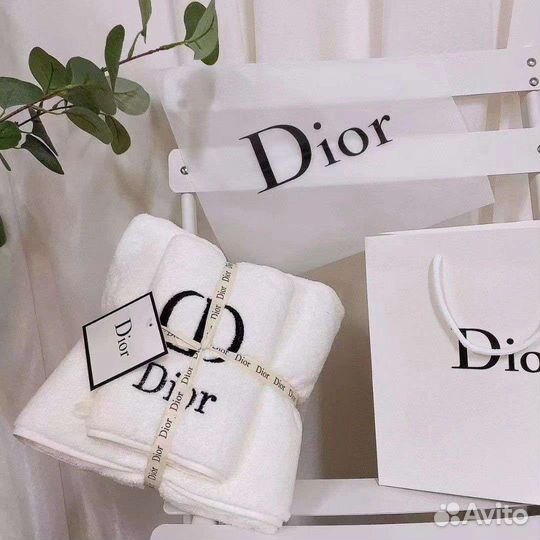 Полотенце 2шт Gucci Hermes Chanel Dior