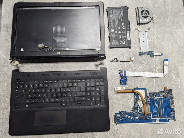 Разбор ноутбука HP 15 db0000ur
