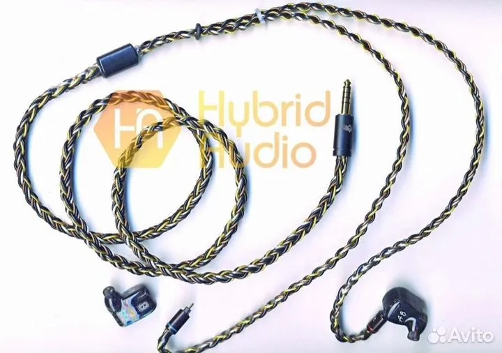 Кабель для наушников 0.78mm+4,4mm от HybridAudio