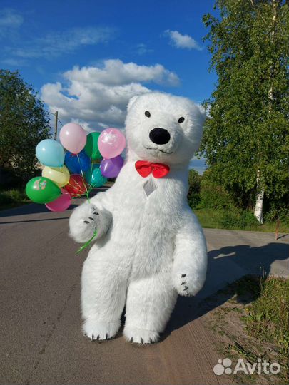 Белый мишка поздравление