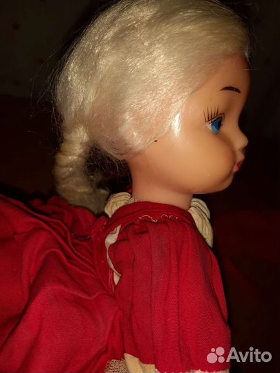 Кукла СССР на чайник. Анюта 33см. Антикварная